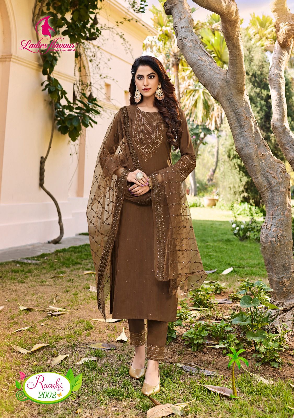  Ladies Flavour Raashi 2 Wholesale Readymade Slawar Suits